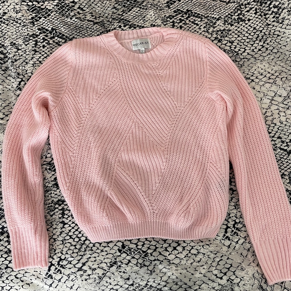 OSCAR ST light pink sweater